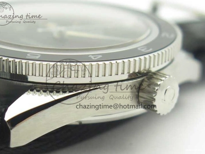 0228 Seamaster 300 Master Spectre SS MKS Best Edition Black Dial On Nylon Strap A SunProtective 8083